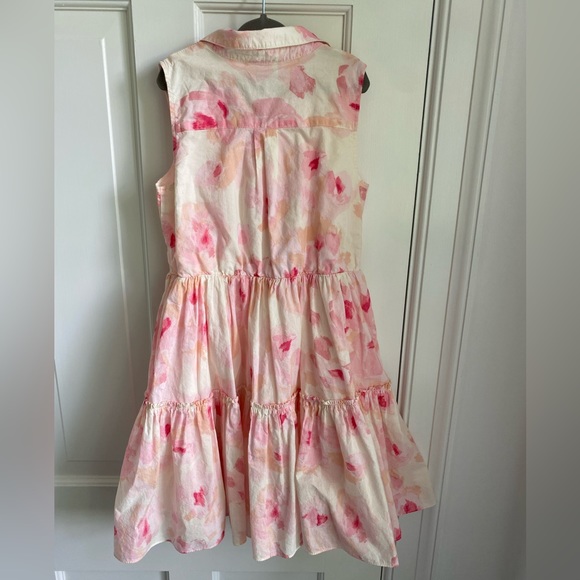 Beautiful Kate Spade Girls size 8 Floral Party Dress Pink and Cream - Picture 4 of 4